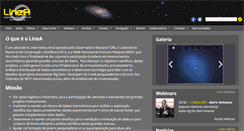 Desktop Screenshot of linea.gov.br