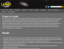 Tablet Screenshot of linea.gov.br